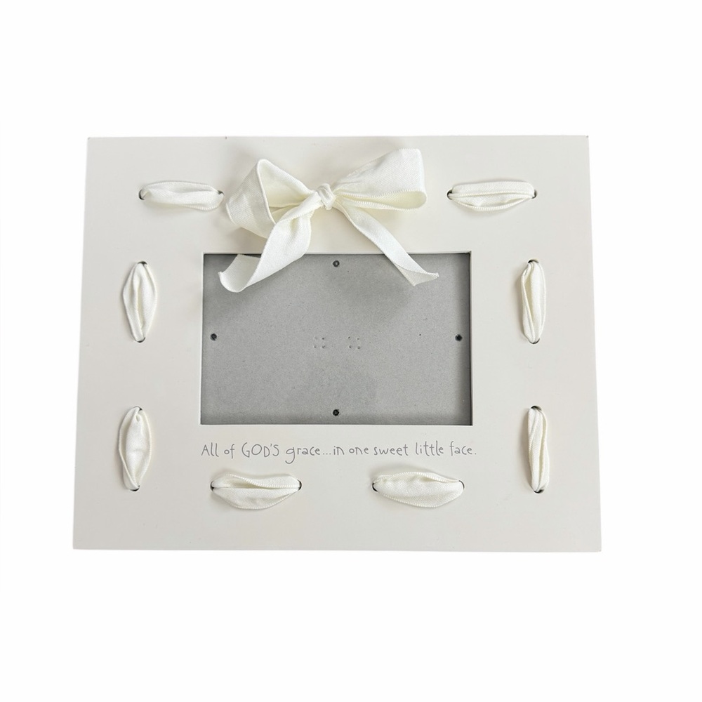 Hallmark All God’s Grace…In One Sweet Little Face Picture Frame With Ribbons